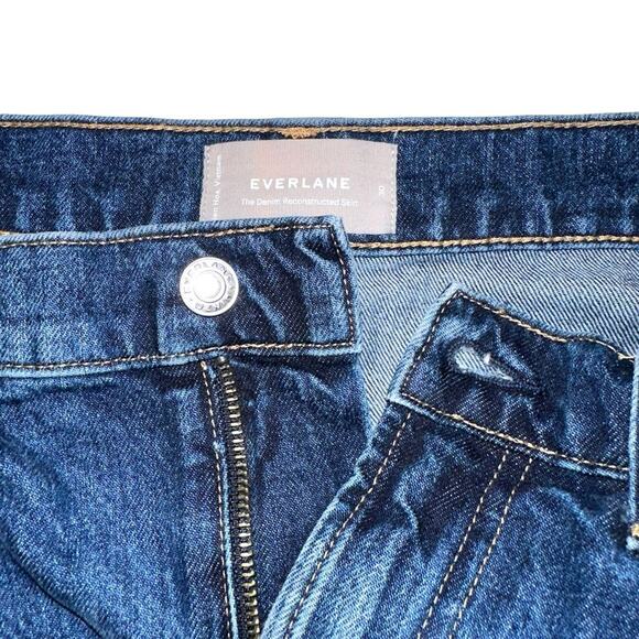 Everlane The Deconstructed Denim Skirt 10 - Picture 3 of 7